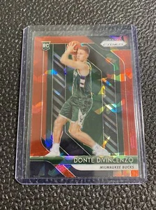 2018-19 Panini Prizm Donte Divincenzo Rookie Red Cracked Ice Rc Refractor #246 - Picture 1 of 3