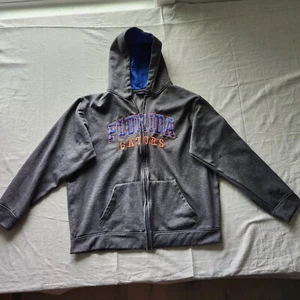 Florida Gators Sweater Mens XXL Gray Long Sleeve Full Zip Hoodie Sweat Jacket - Picture 1 of 15