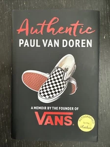 Authentic: Memoir Founder Vans Shoes *Signed* by Steve Van Doren 1st Ed HC/DJ FS - Foto 1 di 8