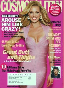 Cosmopolitan Cosmo February 2008 Katherine Heigl Cover John Mayer Tony Romo - Picture 1 of 1