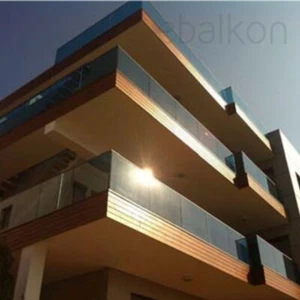 Ganzglasgeländer ALU Module für 17,52 ESG -VSG Glas bauaufsichtliche Zulassung - Bild 1 von 14