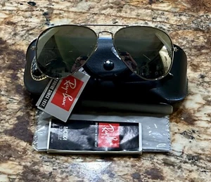 Ray-Ban RB3025 Aviator Sunglasses Silver 58mm Grey Mirror Lens w/ Case Italy - Picture 1 of 3