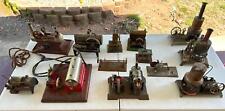 Antique Toy Steam Engines & Accessories Lot