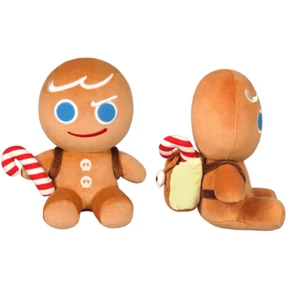 Cookie Run Kingdom GingerBrave llevar una bolsa de peluche suave muñecas 25 cm juguete para niños - Imagen 1 de 4