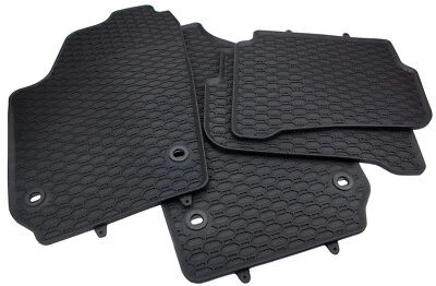 Tappetini adatti per VW Polo 9N tappetini in gomma qualità premium tutte le stagioni ovali nuovi