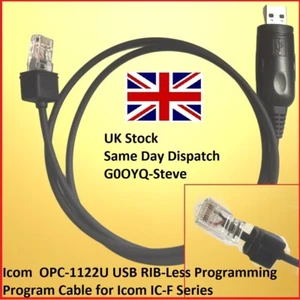 OPC-1122U Cavo Programmazione Icom Serie IC-F IC-F IC-F110S IC-F210S IC-F500 - Foto 1 di 3