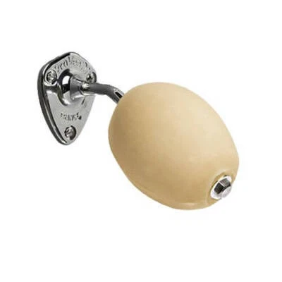 Savon rotatif lait d'amande Provendi avec porte-savon à écrou chromé