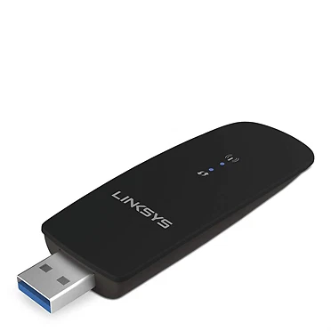 Linksys WUSB6300 Dual-Band AC1200 Wireless USB 3.0 WIFI Adapter -MFR refurbished - Image 1 of 2