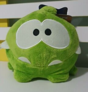 OM NOM CUT THE ROPE PLUSH TOY NEW WITH TAGS MOBILE GAME CHARACTER GREEN 19CM