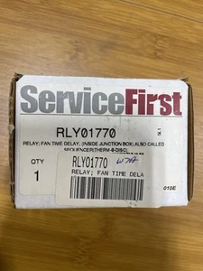 Brand New Service First RLY01770 Fan Time Delay Relay - Picture 1 of 5