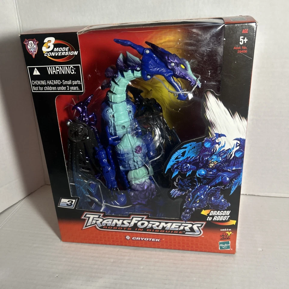 Transformers Robots in Disguise Cryotek Hasbro Predacon Dragon Factory