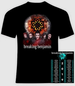 Breaking Benjamin 2019 Tour T-Shirt | Rock Concert Band Tee | Unisex Sizes - Picture 1 of 1