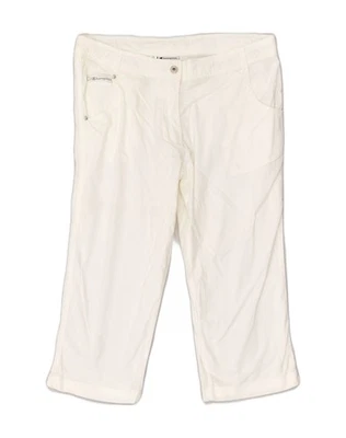 CHAMPION Girls Straight Capri Trousers 11-12 Years Large W30 L17 White DE10 - Image 1 of 3