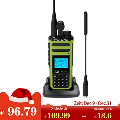 Retevis A3 Amateurfunkgerät Vollband Dual Quadband Radio Langstrecken Amateurfuk