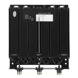 50W 6 Cavity Uhf Duplexer With Multiple Stop Band Filters (Tx: 456.175 Rx: AM - Afbeelding 1 van 11