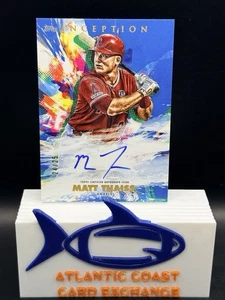 Topps Inception 2020 Matt Thaiss Rookies & Emerging Stars azul automático/25 #RESA-MT - Imagen 1 de 2