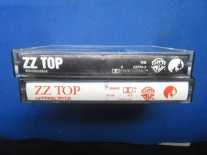 ZZ Topp Eliminator & Afterburner Cassette Tapes WB Records - Picture 1 of 3