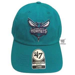 '47 Brand Franchise Men's Size L Charlotte Hornets Fitted NBA Cap Hat Brand New - Picture 1 of 12