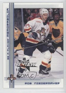 2000 ITG Be A Player Memorabilia Sapphire All-Star Fantasy /10 Rob Niedermayer - Picture 1 of 3