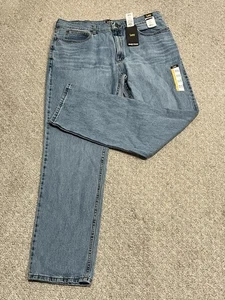 Lee Relaxed Fit Straight Leg Jeans Herren 36x32 Icy Blue Stretch Denim Neu mit Etikett - Bild 1 von 8