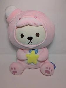 Kawaii Therapy Ocean Bear Pink Large Plush 14" NWT - Picture 1 of 2