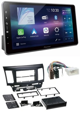 Pioneer Bluetooth USB DAB MP3 Autoradio für Mitsubishi Evo Lancer (ab 2008) - Bild 1 von 4