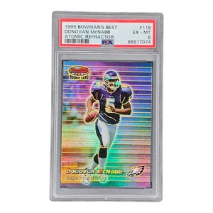 1999 Bowman's Best #118 Donovan McNabb Atomic Refractor RC SP #'d /100 PSA 6 - Picture 1 of 7