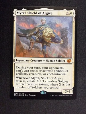 Myrel, Shield Of The Argive - NM - The Brother's War MtG - Image 1 of 2
