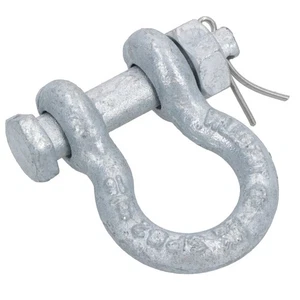 Pin de seguridad de grillete de arco galvanizado 5/16 pulgadas (8 mm) 0,75 T según especificaciones de alimentación de EE. UU. - Imagen 1 de 40