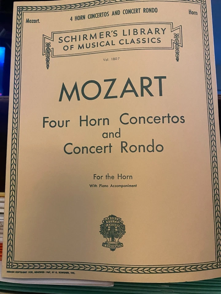 Mozart -Four Horn Concerto (K. 412, 417, 447, 495)  & Concert Rondo (K. 371) NEW - Image 1 of 1