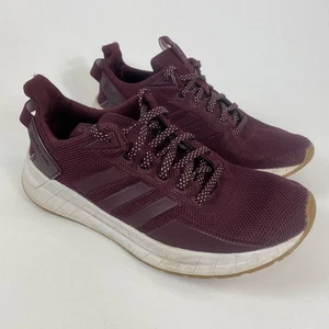Adidas Questar Ride Cloudfoam Sneakers Maroon Red Running Shoes B44830 Size 7 - Picture 1 of 17