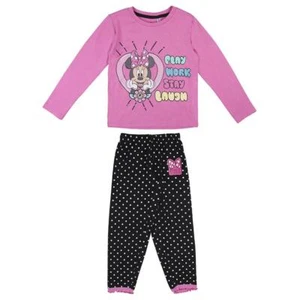Minnie Pigiama Manica Lunga Rosa e Nero - Foto 1 di 10