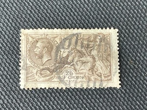 Francobollo Gran Bretagna Vintage Due Corone Usato - Foto 1 di 2