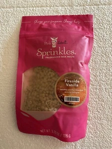 Pink Zebra Fireside Vanilla Wax Sprinkles 3.75 oz Bag Fragranced Wax Melts - Picture 1 of 1