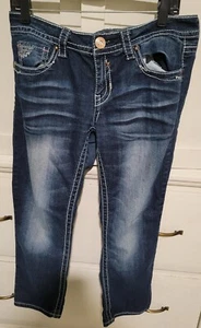 Hydraulics Girl's Dark Blue Jeans Size 11/12 - Picture 1 of 4