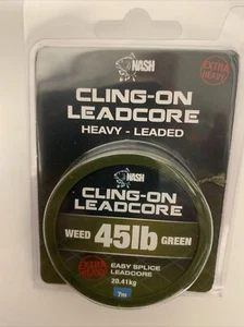 NASH CLING ON LEADER PESADO SIN PLOMO 45 lb VERDE HIERBA - Imagen 1 de 4