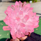 279G New Find Pink Phantom Quartz Crystal Cluster MineralSpecimen