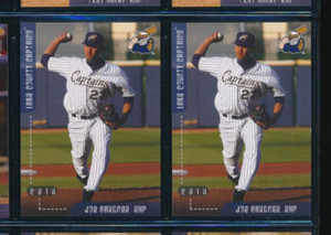Lot (2) 2010 Grandstand #23 Joe Gardner Lake County Captains (FS31) SWSW6