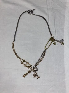 Jessica Simpson #1 Star And Heart Pendant 40” Necklace - Picture 1 of 10