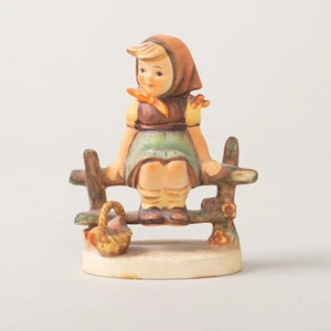 Hummel Figurine #112 3/0 Just Resting TMK-4 Three Lines Trademark 4" Tall 1964 - Picture 1 of 5