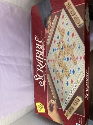 Vintage 1998 Scrabble Crossword Board Game MB Milton Bradley Complete - Image 1 of 2