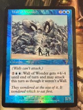 MTG 1x Wall of Wonder (Foil) x1 - Seventh Edition *MP* English