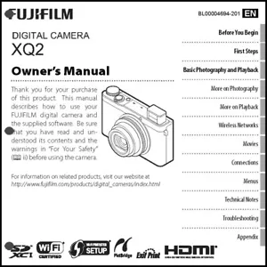 Fujifilm FinePix XQ2 Digitalkamera Bedienungsanleitung Bedienungsanleitung - Bild 1 von 1