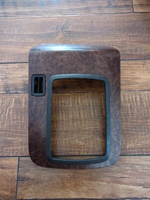 OEM 2006-2008 Hyundai Sonata consola de cambio de marchas central bisel madera grano Foto 1 de 4