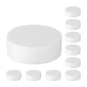 10 Pezzi Cerchi in Schiuma per Artigianato Torte Manichini Polistirolo Palline Forme - Foto 1 di 12