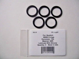 5 Compatible Bostitch 88998 O-Rings / R&S 115BT / NBR Material - Picture 1 of 2