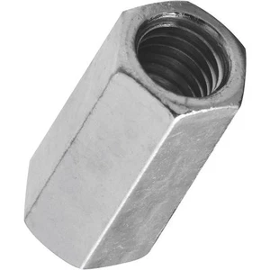 (4 PACK) NATIONAL 5/16-18 STEEL COUPLER NUT - Picture 1 of 1