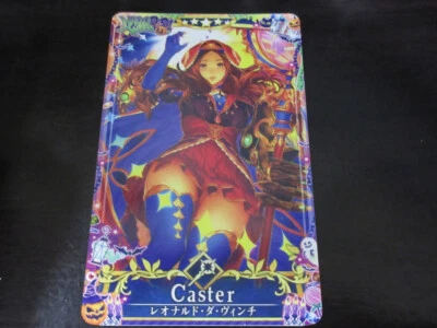 FGO Fate Grand Order Arcade Card Servant Leonardo da Vinci Caster Final 2021 - Image 1 of 2