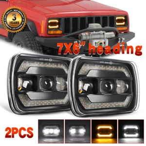 E-geprüft LED Scheinwerfer Abblendlicht für Jeep Cherokee XJ YJ Mazda TOYOTA GMC - Bild 1 von 9