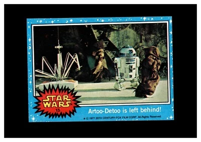 1977 Topps Star Wars #15 Artoo-Detoo is left behind! - Image 1 of 2